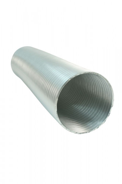 Marley Flexibles Lüftungsrohr aus Aluminium Ø 125 mm, Länge 200-1000 mm, Silber