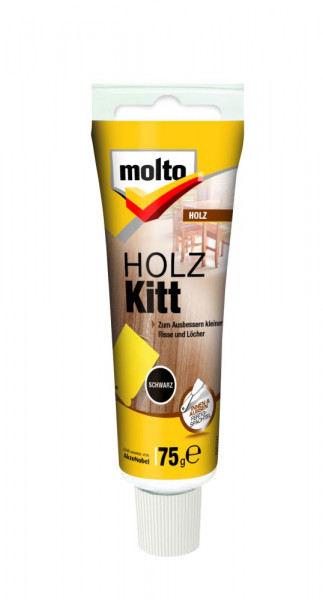 Molto Holz-Kitt Schwarz 75 gr