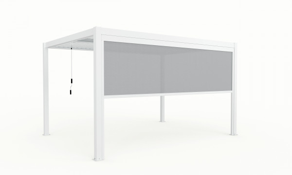 Ximax Aluminium Pergola Seitenmarkise 400 cm Weiß