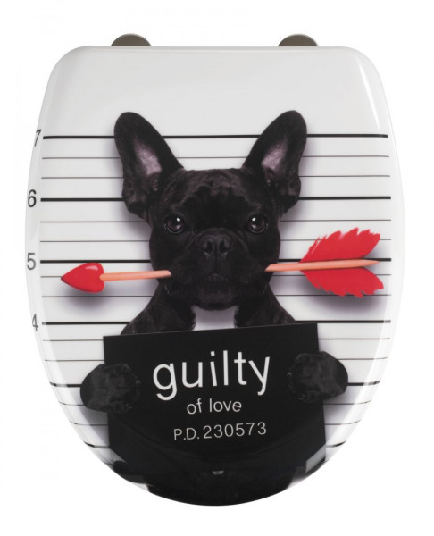 WENKO WC-Sitz Guilty Dog