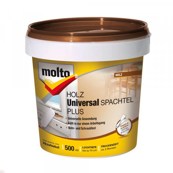 Molto Universal Holzspachtel Plus 500 ml