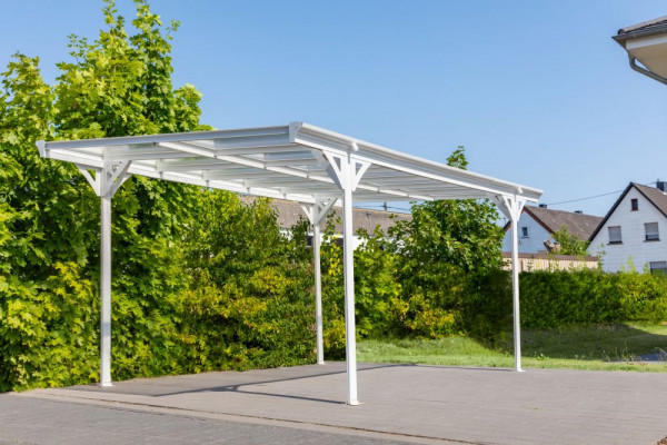 Westmann Carport Flachdach 15 m² Weiß