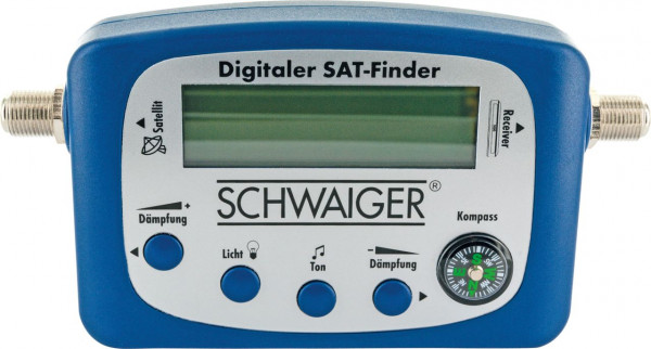 SCHWAIGER LCD SAT Finder, Blau