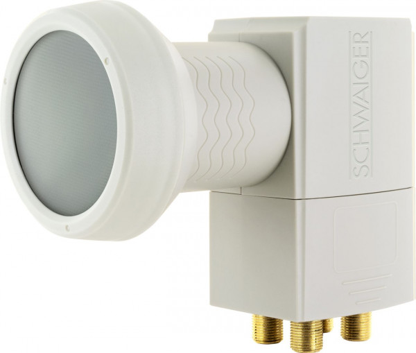 SCHWAIGER Digital Quattro LNB, Hellgrau