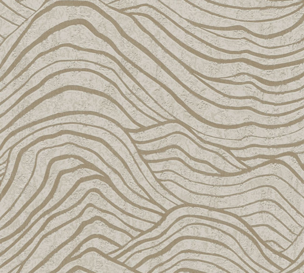 A.S. Création Vliestapete Jade 2 Tapete Beige Hintergrund leicht glänzend, Muster glänzend strukturi